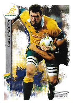 2003 Kryptyx The Defenders Australian Rugby Union #78 Owen Finegan Front
